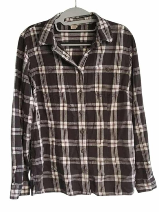 Duluth Trading Co Plaid Button Up Shirt M - Picture 1 of 8
